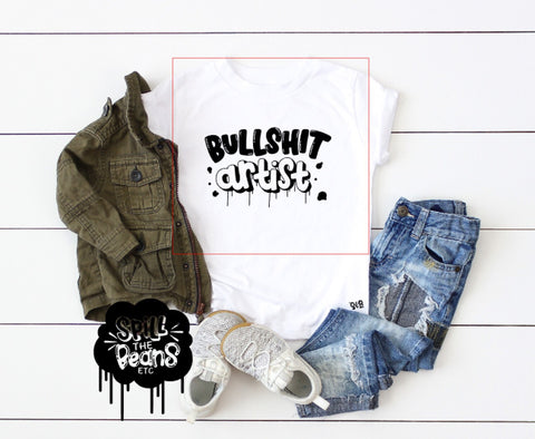 Bullshit Artist Bold Adult Tee Or Tank