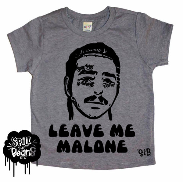 Leave Me Malone Posty Kids Tee