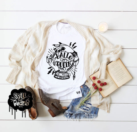 Hallo Queen Adult Tee Or Tank