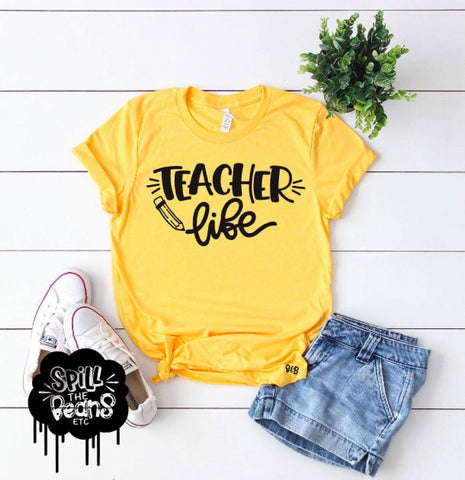 Teacher Life Adult Tank Or Tee