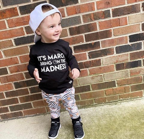 It’s March bring on the madness Kid's Tee or Bodysuit