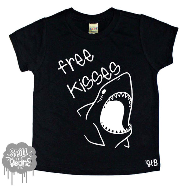 Free Shark Kisses Kid's Bodysuit or Tee