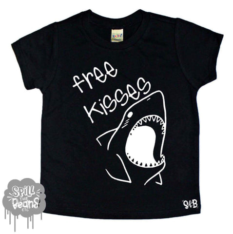 Free Shark Kisses Kid's Bodysuit or Tee
