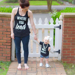 I Will Follow add on tee (I will follow tee ONLY) Where You Lead Set Kids tee