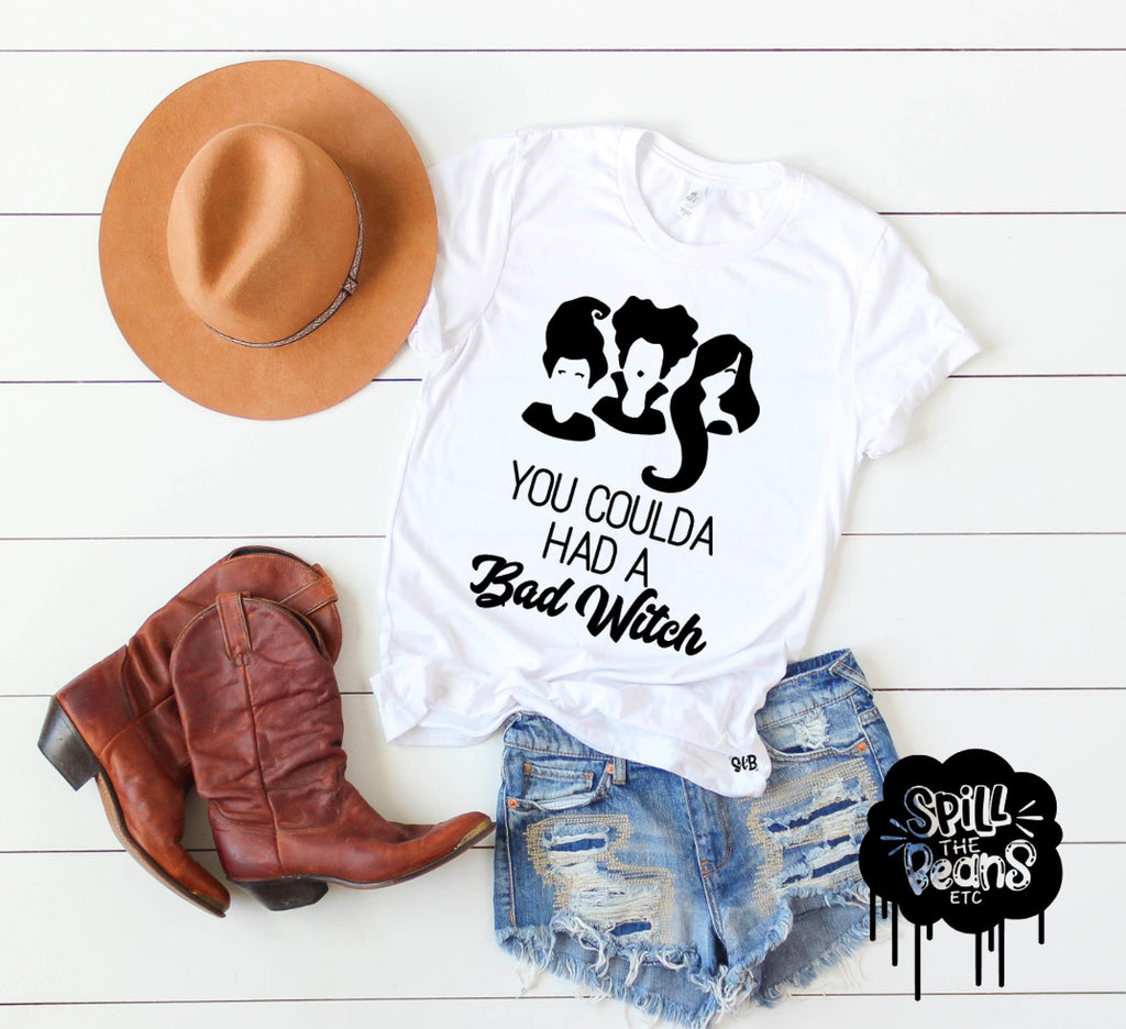 You Coulda Had a Bad Witch — Hocus Pocus & Lizzo inspired Adult Halloween Shirt