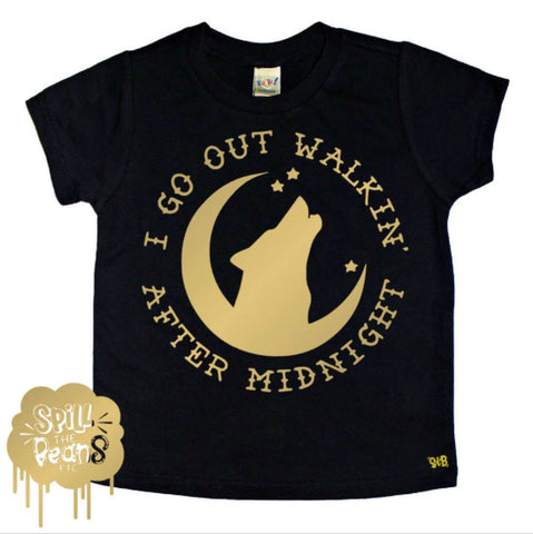 I Go Walkin’ After Midnight Tee or Bodysuit