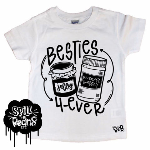 Besties 4Ever Pb&J Kid's Tee