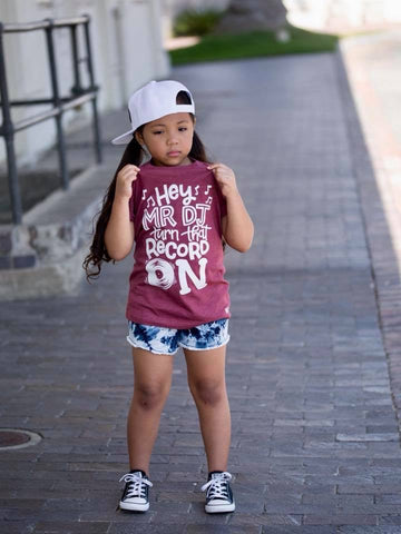 Hey Mr DJ Turn That Record On Toddler Tee