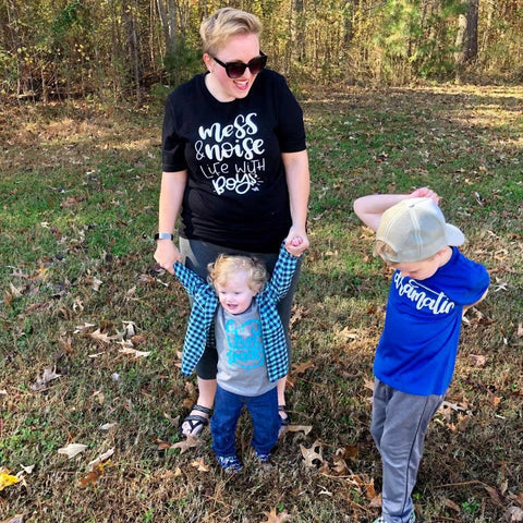 Mess And Noise Life With Boys Shirt