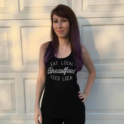 Eat Local Breastfeed Local Motherhood Tee Or Tank