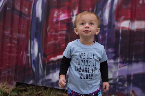 We Are Trying To Change The World Kid's Tee