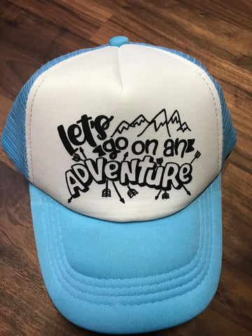 Let's Go On An Adventure Toddler SnapBack Trucker Hat