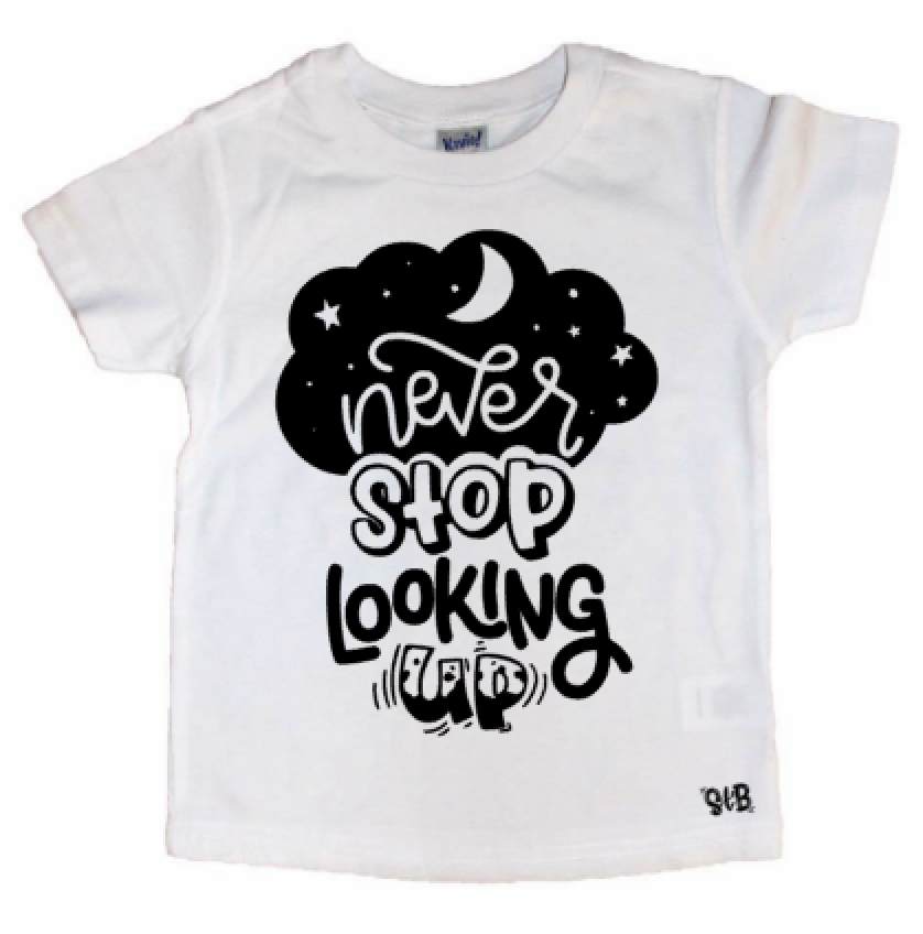 Never Stop Looking Up Kid's Shirt