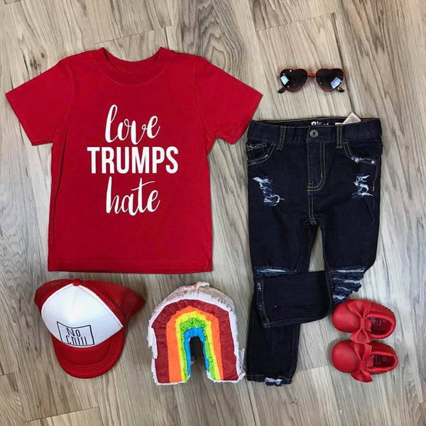 Love Trumps Hate Kid's Tee