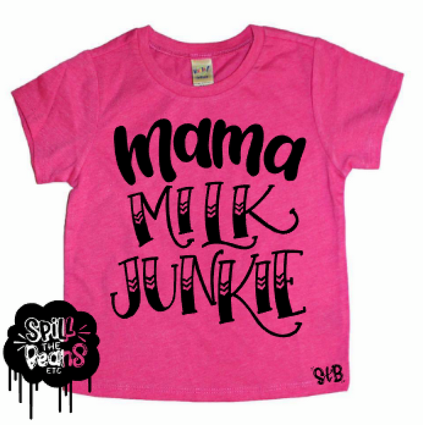 Mama Milk Junkie Special Edition Kid's Tee or Bodysuit
