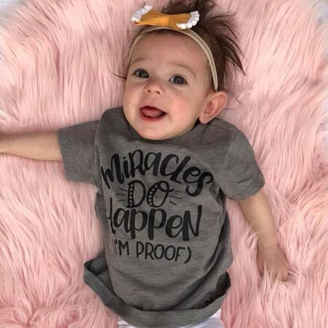 Miracles Do Happen -- I'm Proof! Kid's Shirt