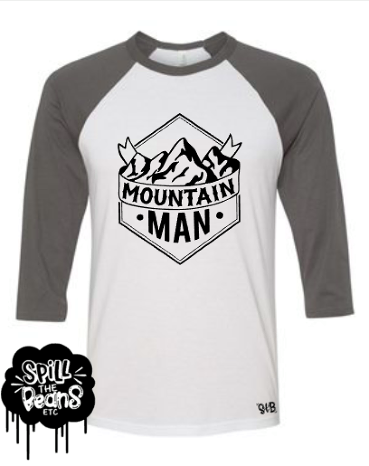 Mountain Man Raglan Shirt