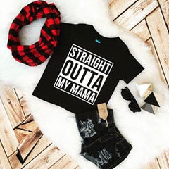 Straight Outta My Mama Tee