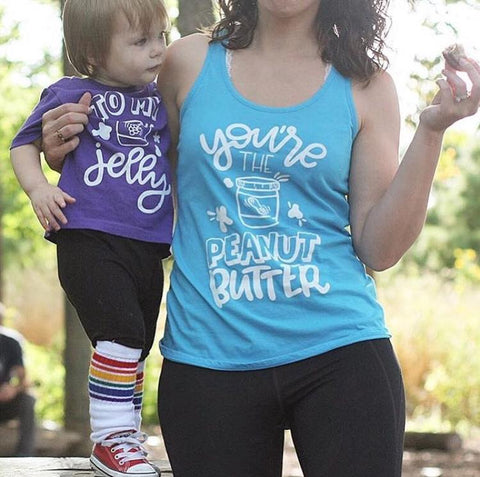 Peanut Butter To My Jelly Mommy and Me Matching Set
