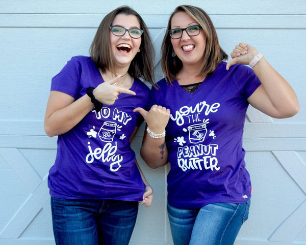 Peanut Butter To My Jelly Adult Set