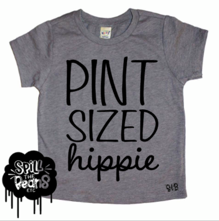Pint Sized Hippie Kid's Shirt