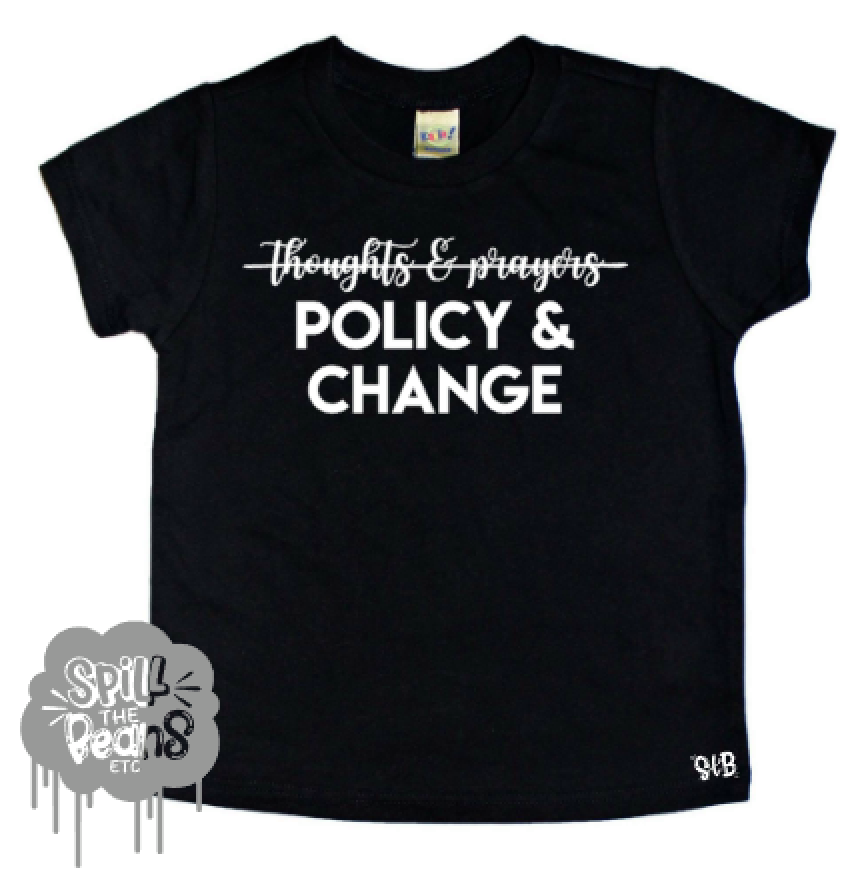 Policy And Change Kid's Shirt