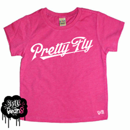 Pretty Fly For A Small Fry® Front & Back Print Kid's Bodysuit or Tee