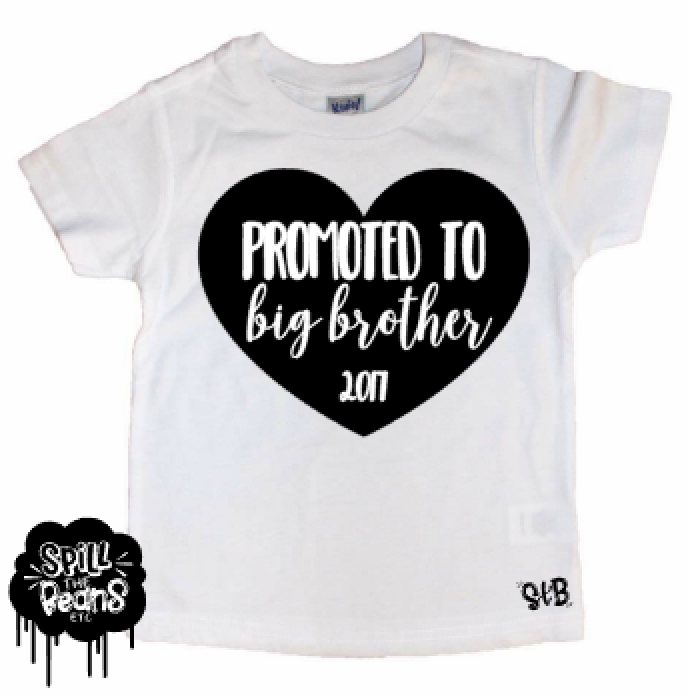 Promoted To Big Brother Tee Shirt Or Bodysuit
