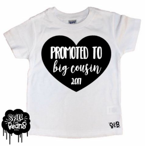 Promoted To Big Cousin Tee Shirt Or Bodysuit