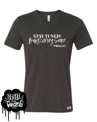 Stay Tuned Baby Coming Soon Preggo Mama Shirt