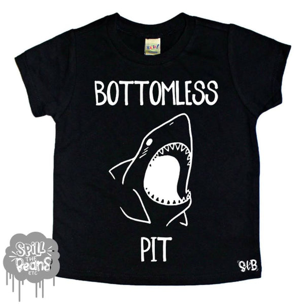Bottomless Pit Shark Kid's Bodysuit or Tee
