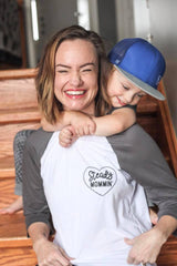 Steady Mommin' Raglan Mom Life Shirt