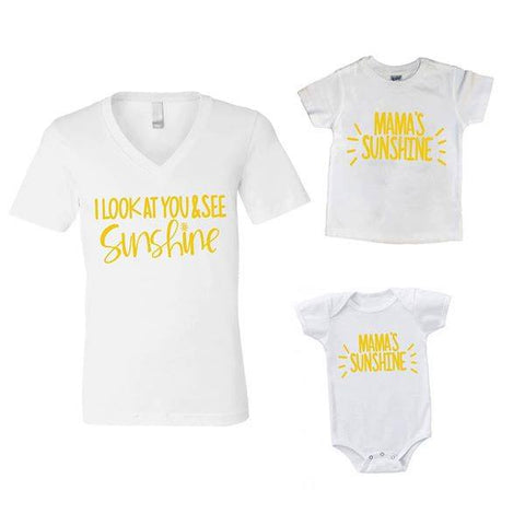 I See Sunshine + Mama's Sunshine Mommy and Me Set