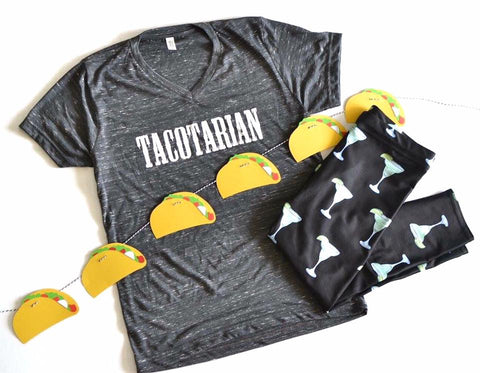 Tacotarian Adults Funny Tee Or Tank