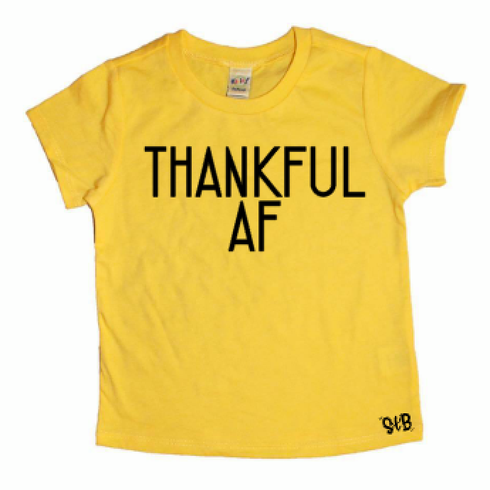 Thankful AF Kid's Shirt