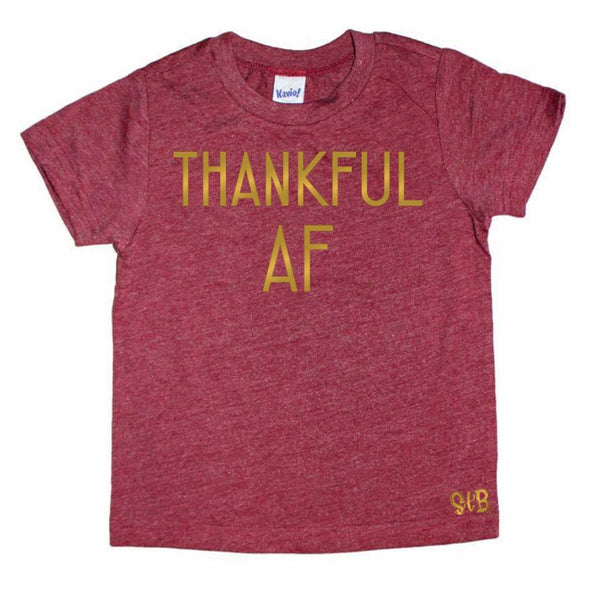Thankful AF Gold Option Kid's Shirt