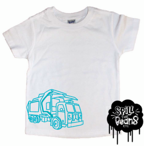 Big Garbage Trash Truck Kid's Shirt